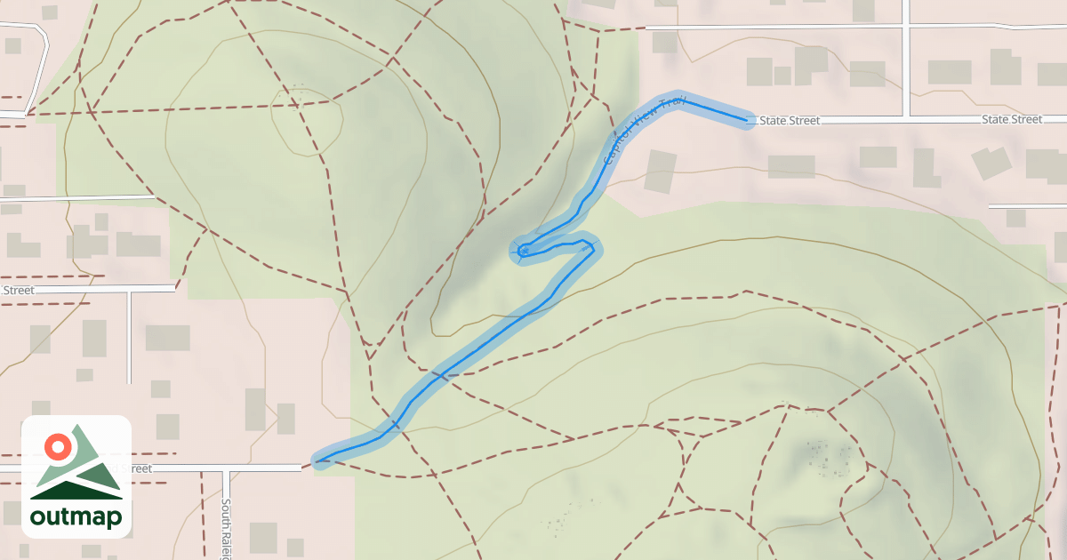 Map of Capitol View Trail
