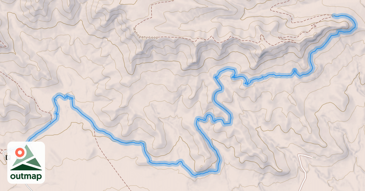 Map of Mahogany Trail