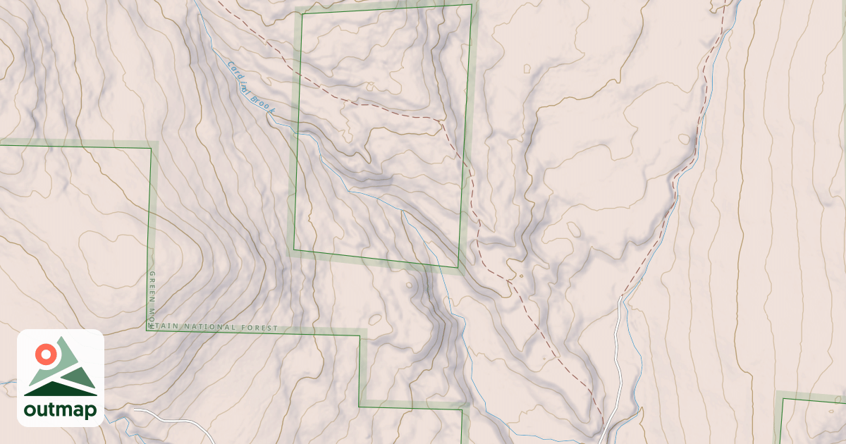 Map of CARDINAL BROOK