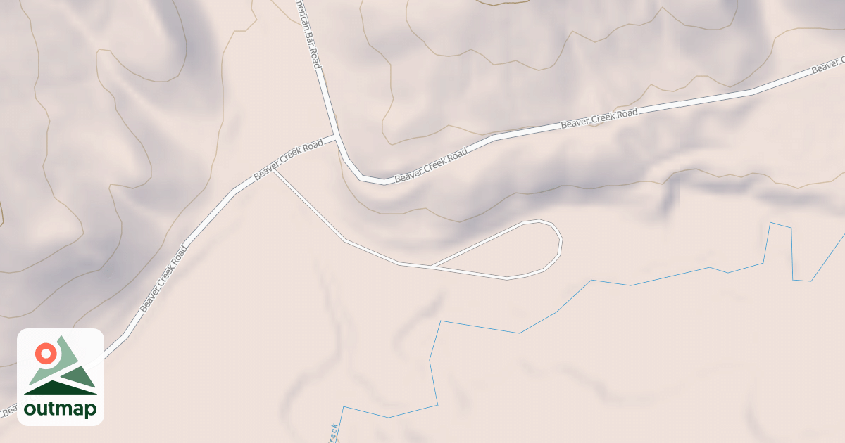 Map of BEAVER CRK-IND CRK SPUR Q1
