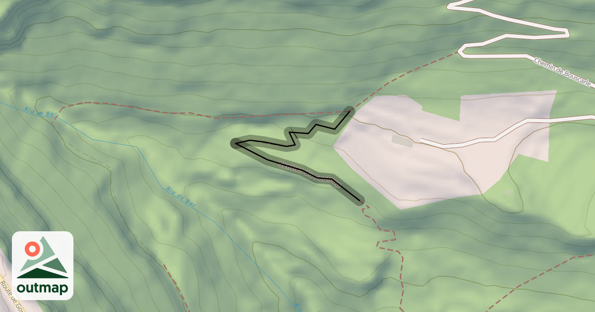 Map of Sentier du Fouloup
