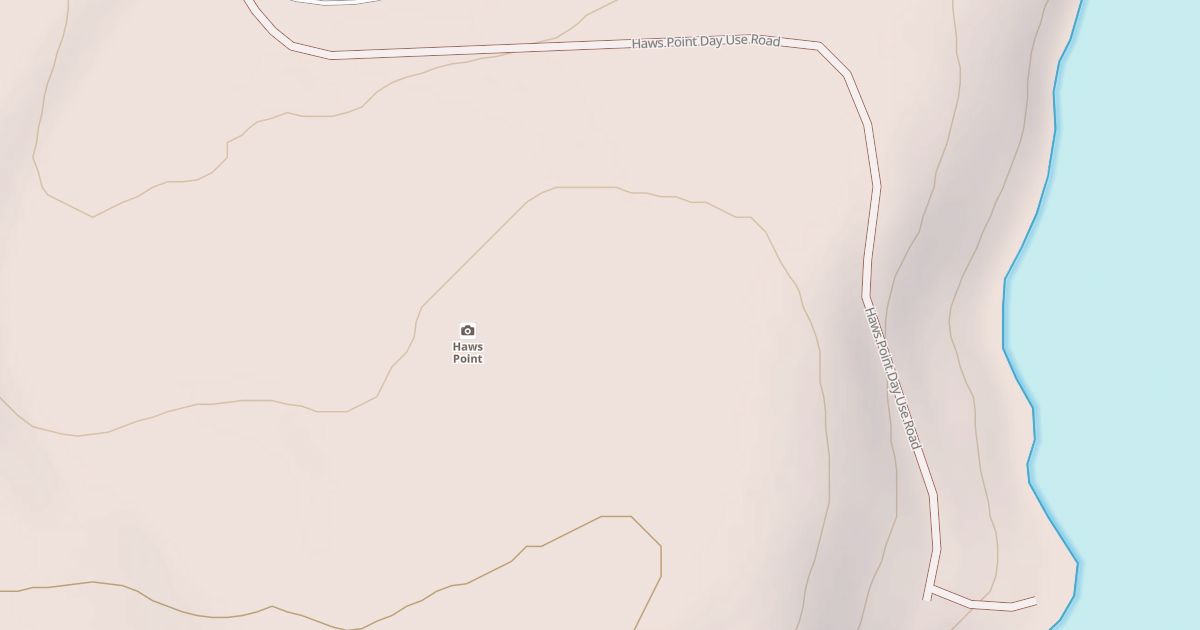 Map preview of HAWS POINT DAY USE
