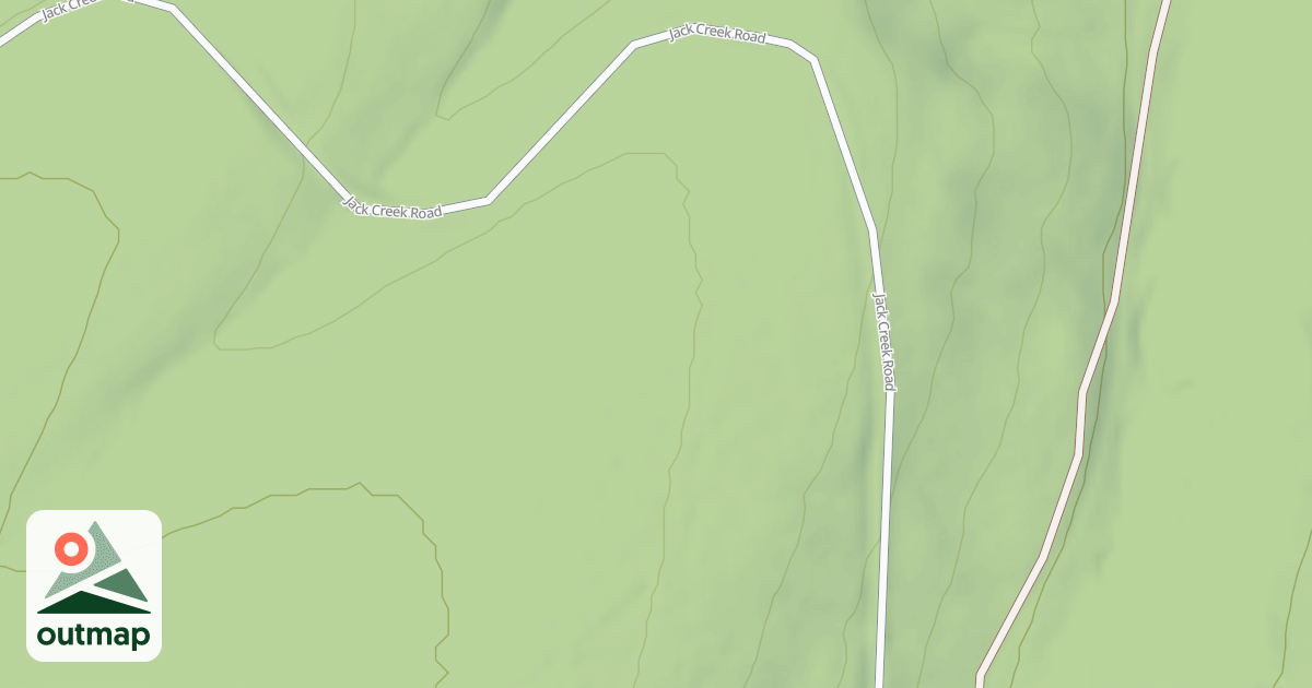 Map of JACK CREEK SPUR 1F
