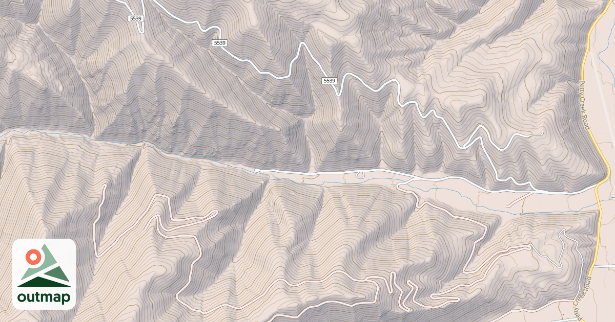 Map of ED'S CREEK