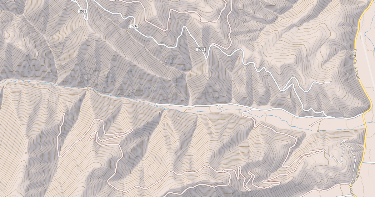 Map preview of ED'S CREEK