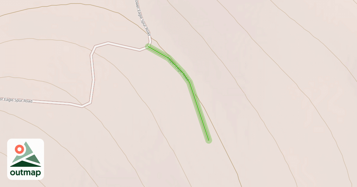 Map of Upper Eagle Road
