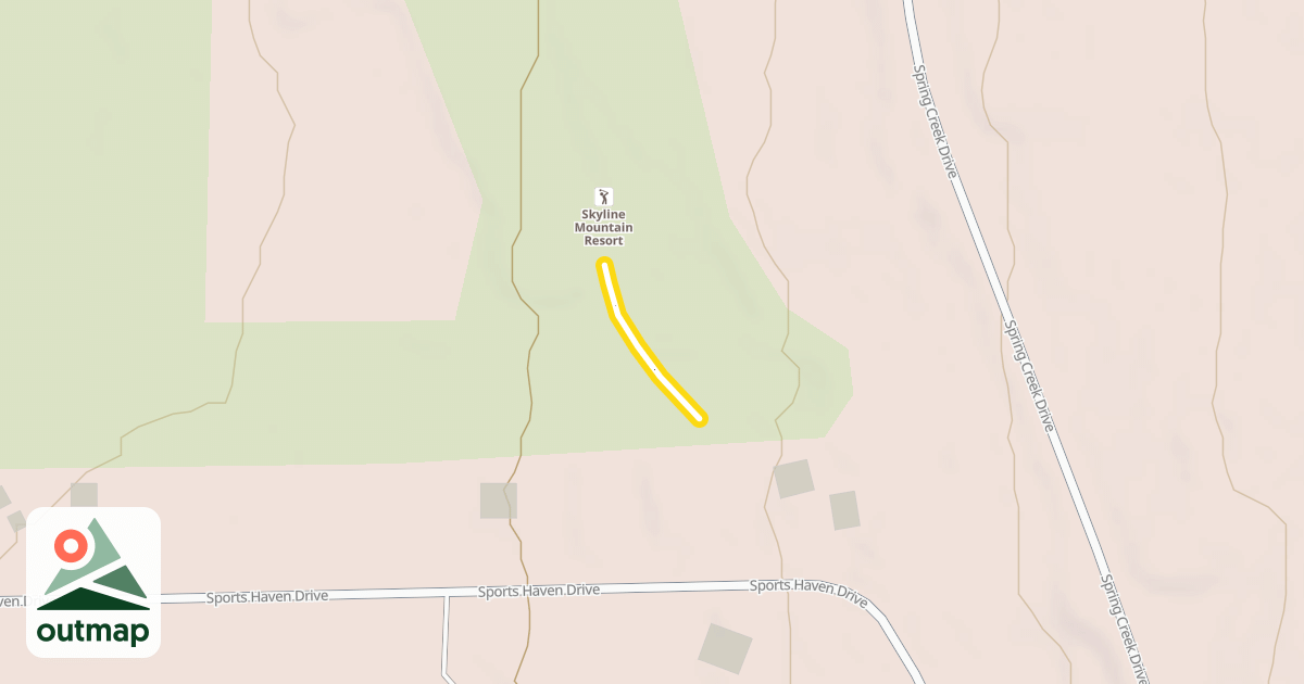 Map of Fairview Nordic Track