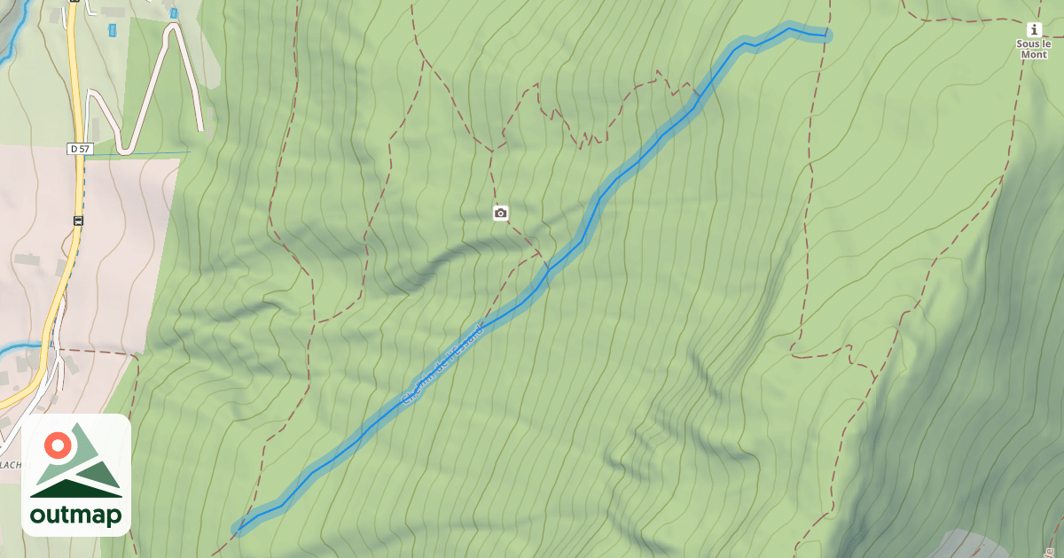 Map of Chemin de l'Essard