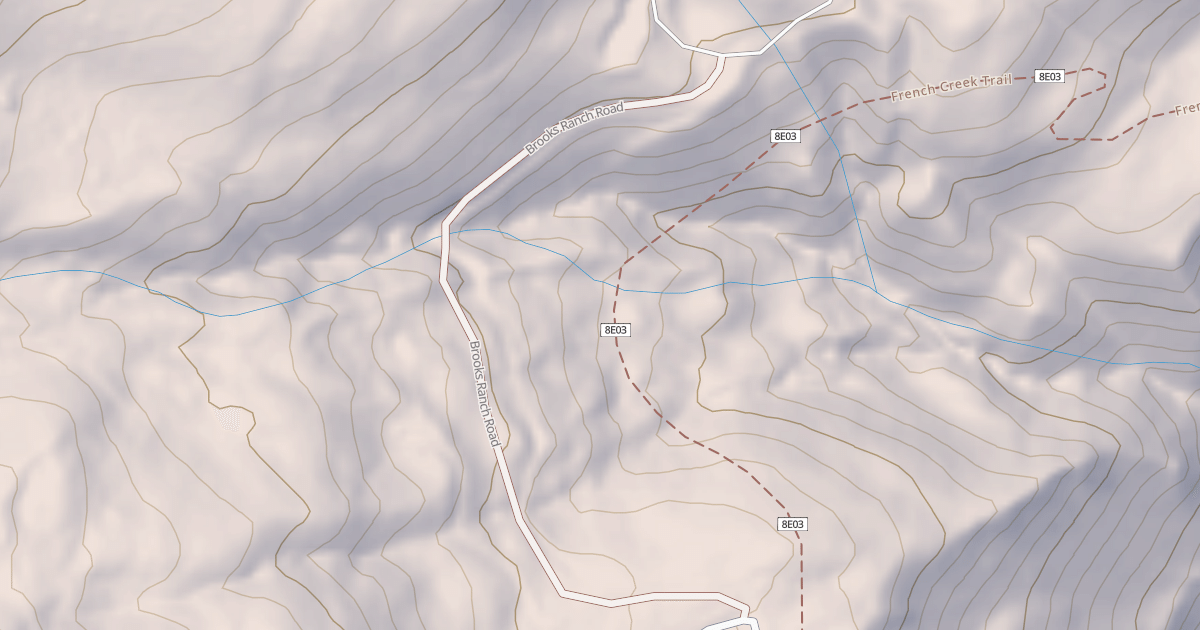 Map preview of BROOKS RANCH