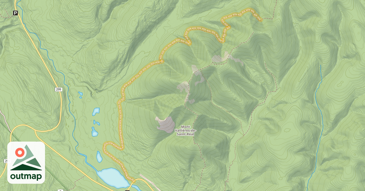 Map of Le Cotoyage nord