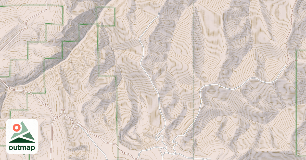 Map of BEAN RIDGE