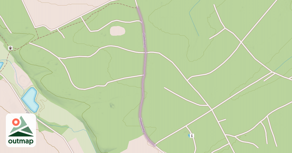 Map of Hueberweg