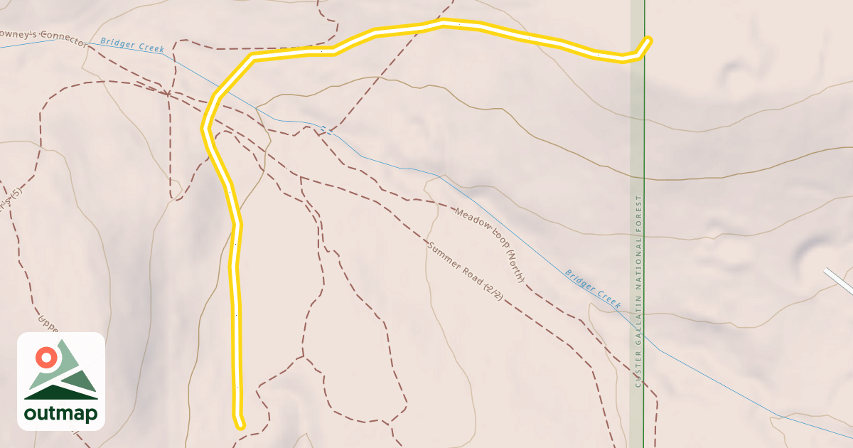 Map of Lookout Trail