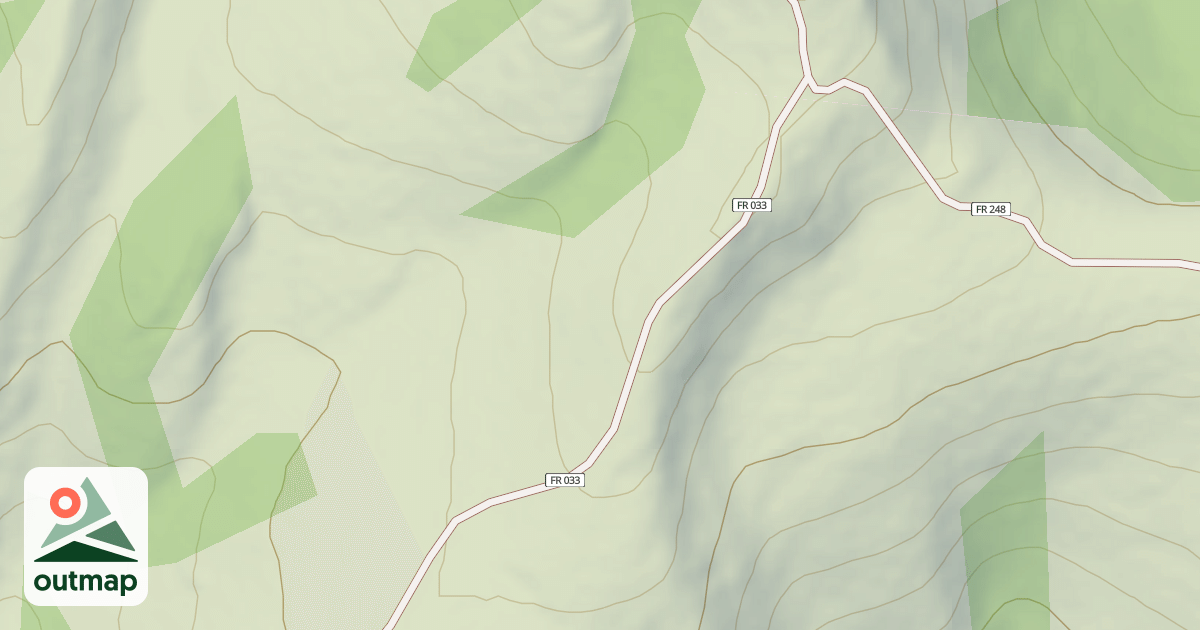 Map of ELK VALLEY DIVIDE