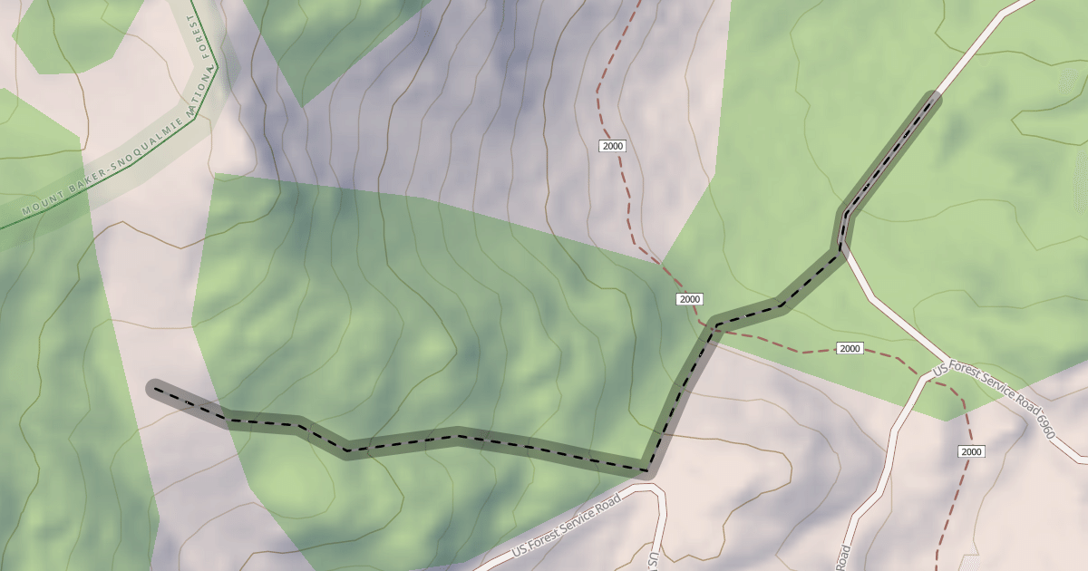 Map preview of Nancy's Backside