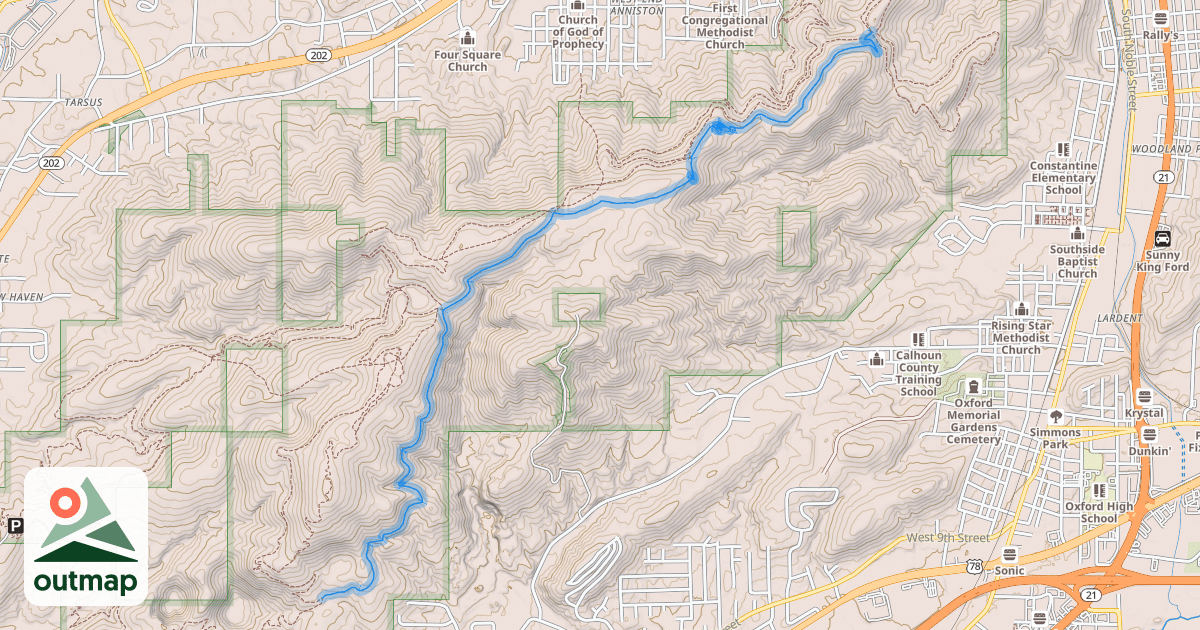 Map of Chilhowee