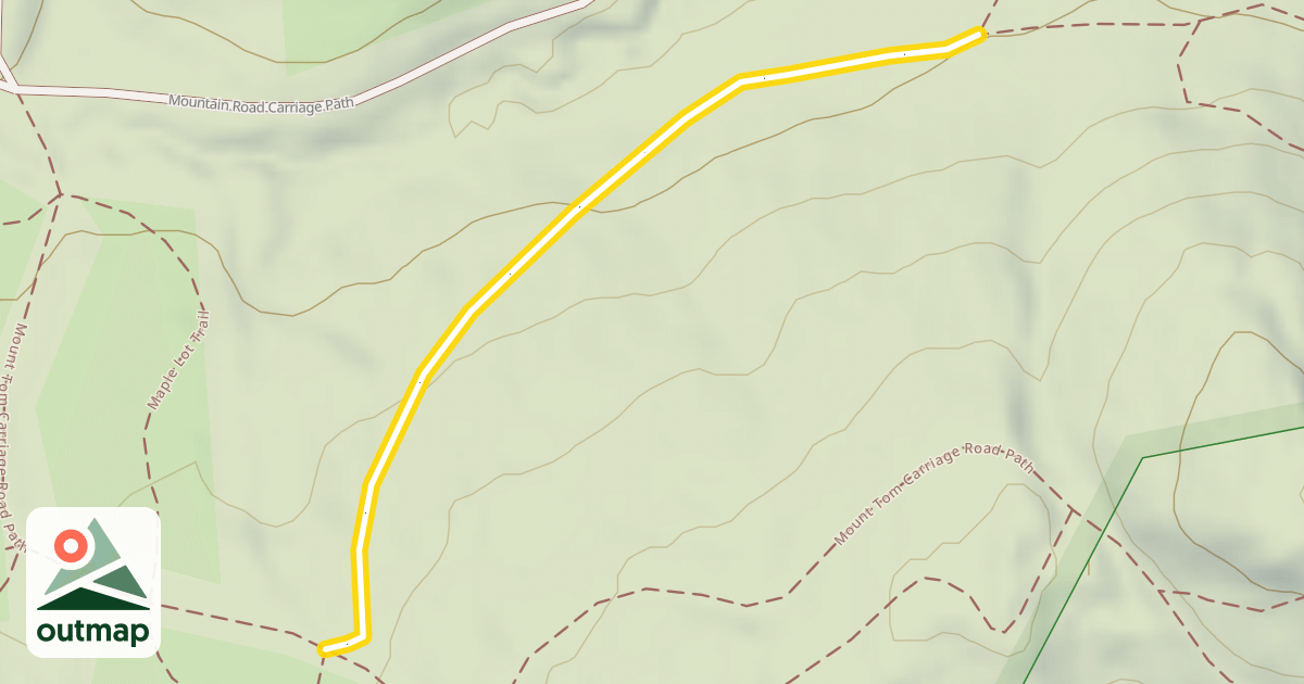 Map of One Less Traveled Trail