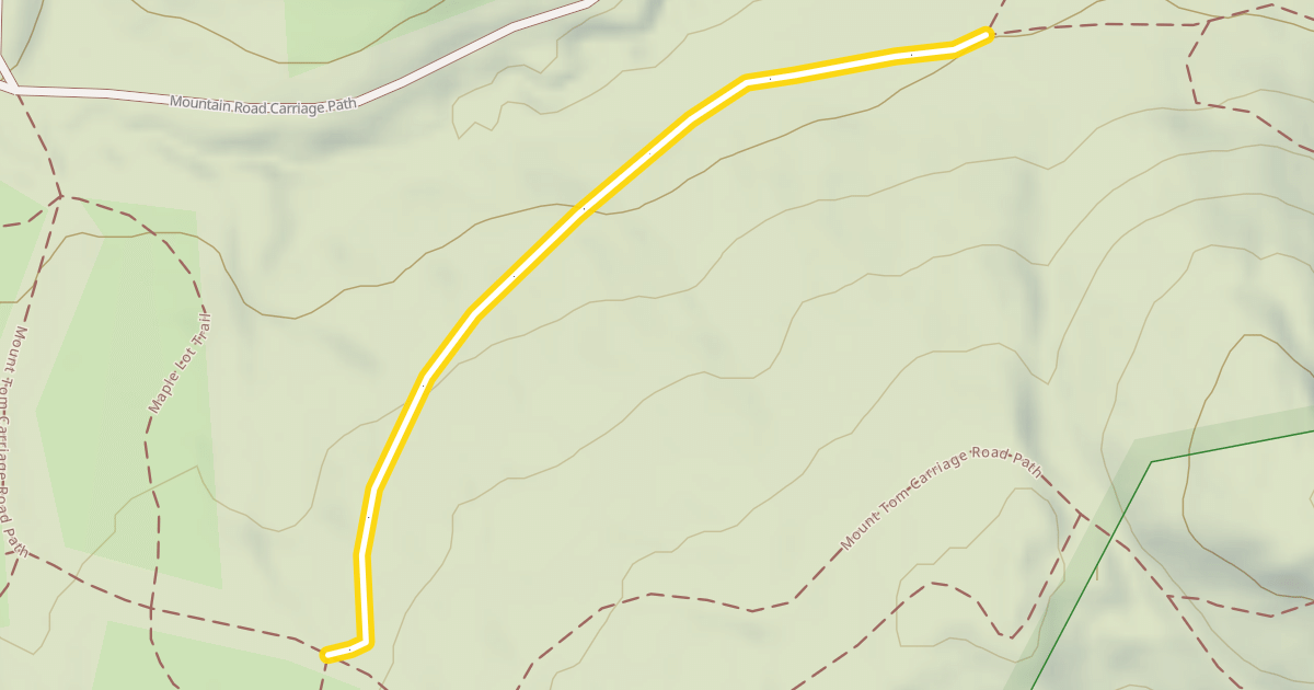 Map preview of One Less Traveled Trail