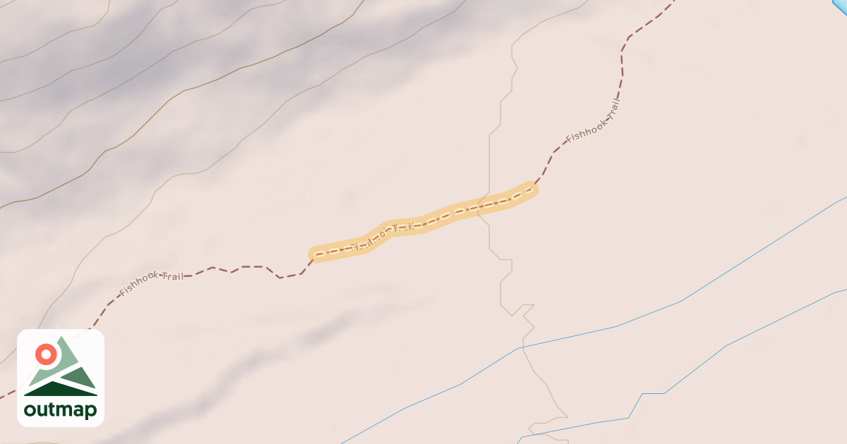 Map of Fishhook Trail