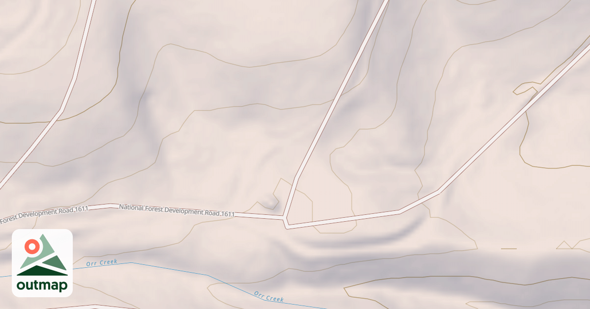 Map of ORR RIDGE