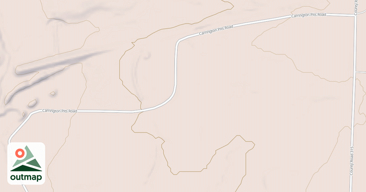 Map of CARRINGTON PITS REC AREA