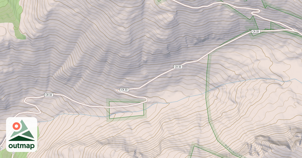 Map of County Road 33