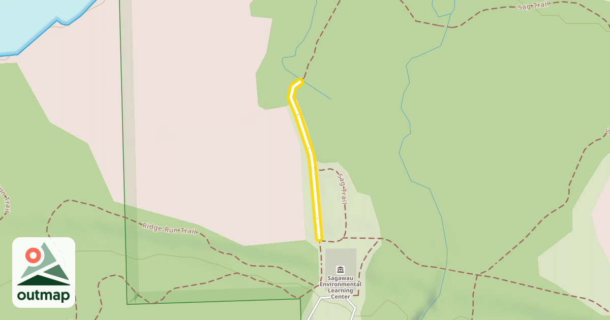 Map of Sag Trail