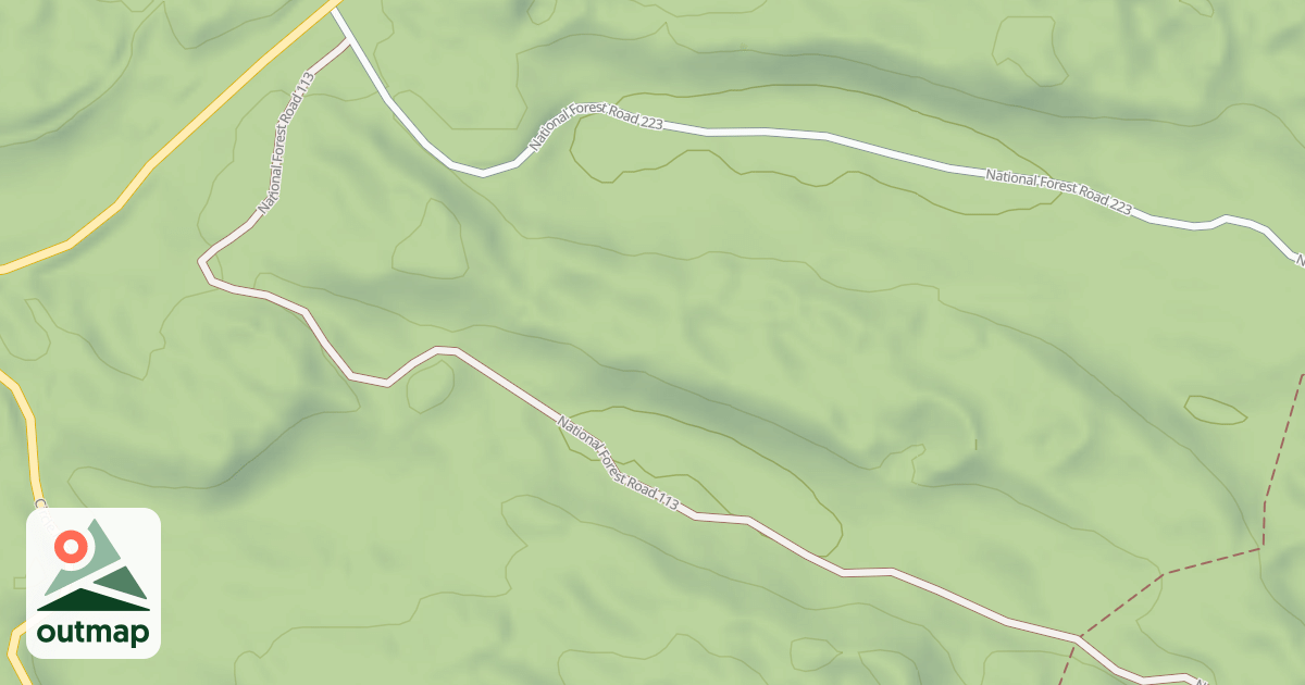 Map of Powerline Trail