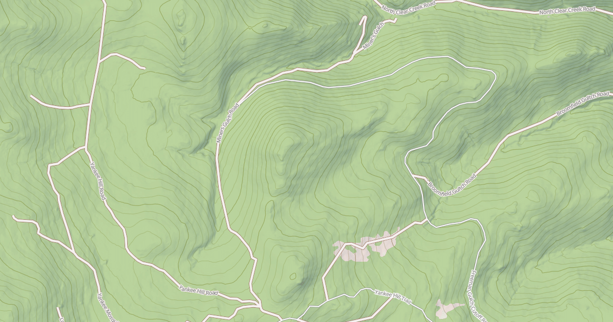 Map preview of MINERS GULCH