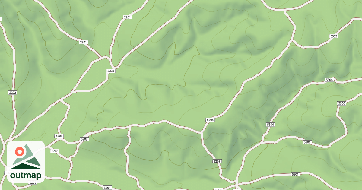 Map of USFS Motor Vehicle Use Map Trails 19482