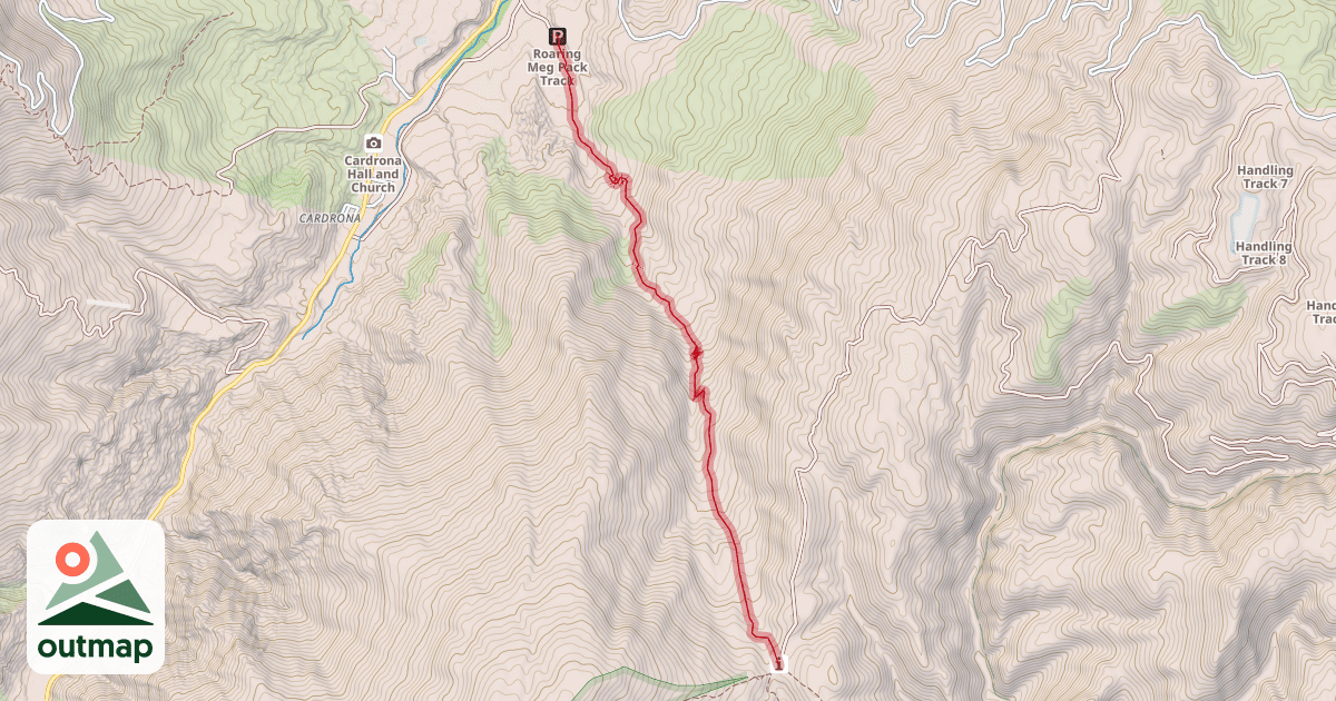 Map of Tuohys Gully Road