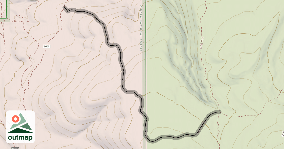 Map of Squirrel Run