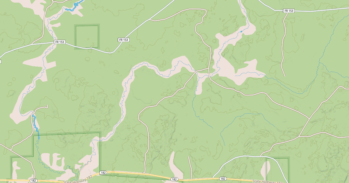 Map preview of HAY CREEK ROAD