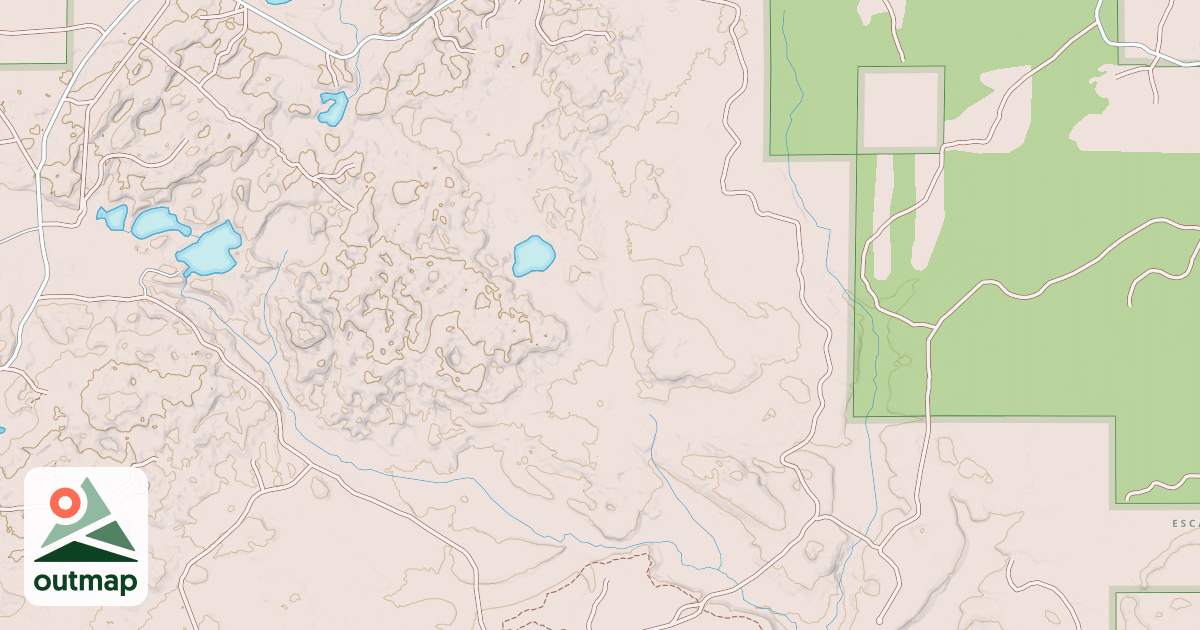 Map of Porterfield Lake Motorcycle Trail