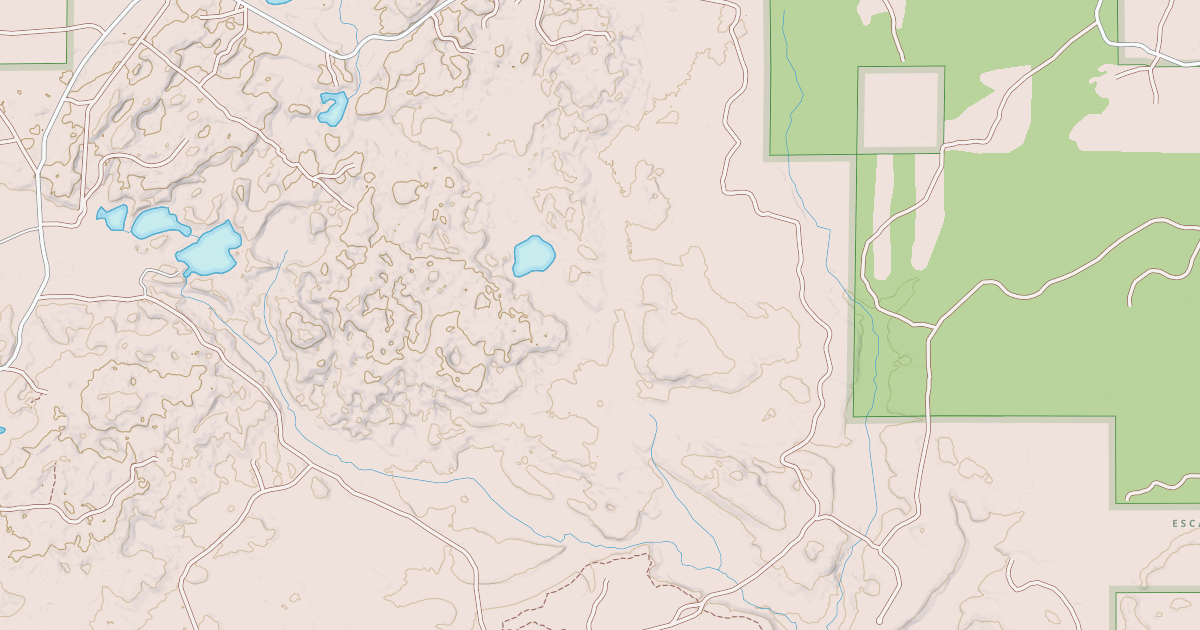 Map preview of Porterfield Lake Motorcycle Trail