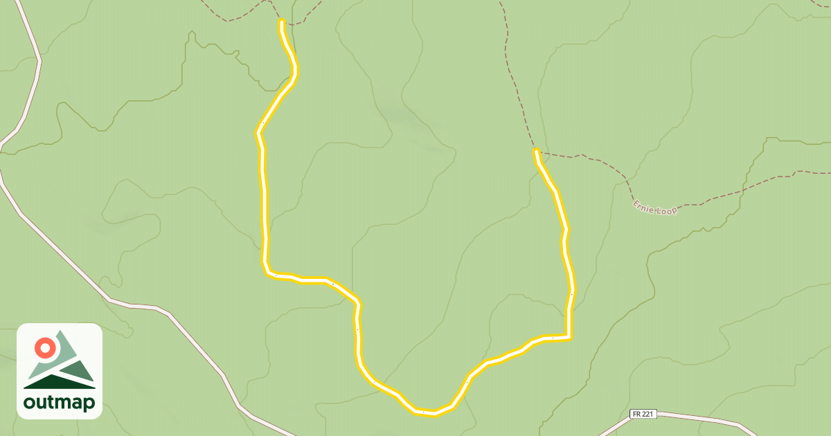 Map of Slash Ridge Loop