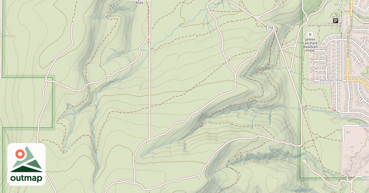 Map of JV WMA ROAD