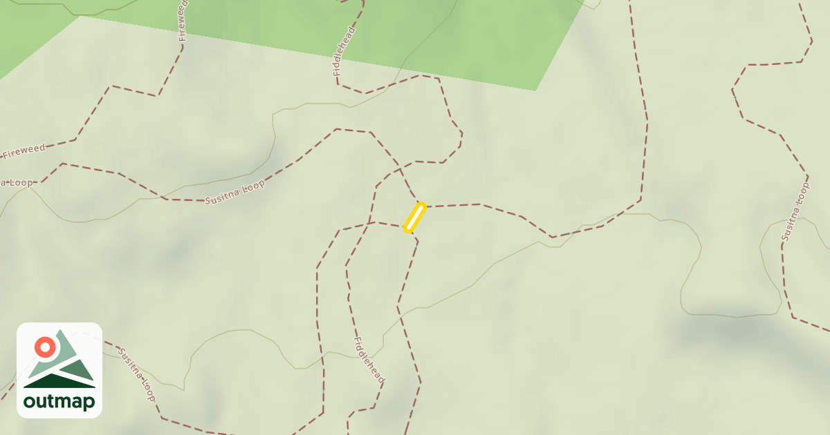 Map of Susitna Shortcut