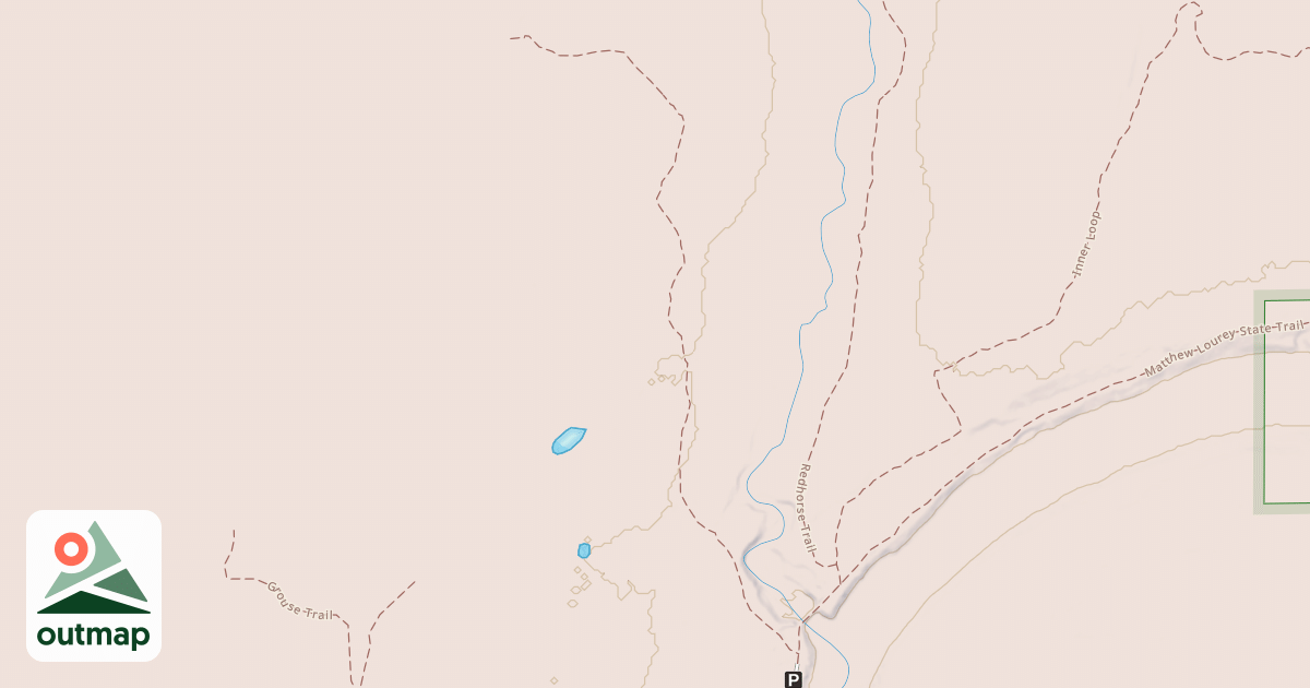 Map of Pine Riders Trail: Chengwatana State Forest