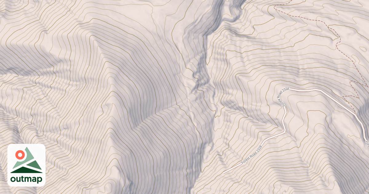 Map of EAST CANYON RIDGE