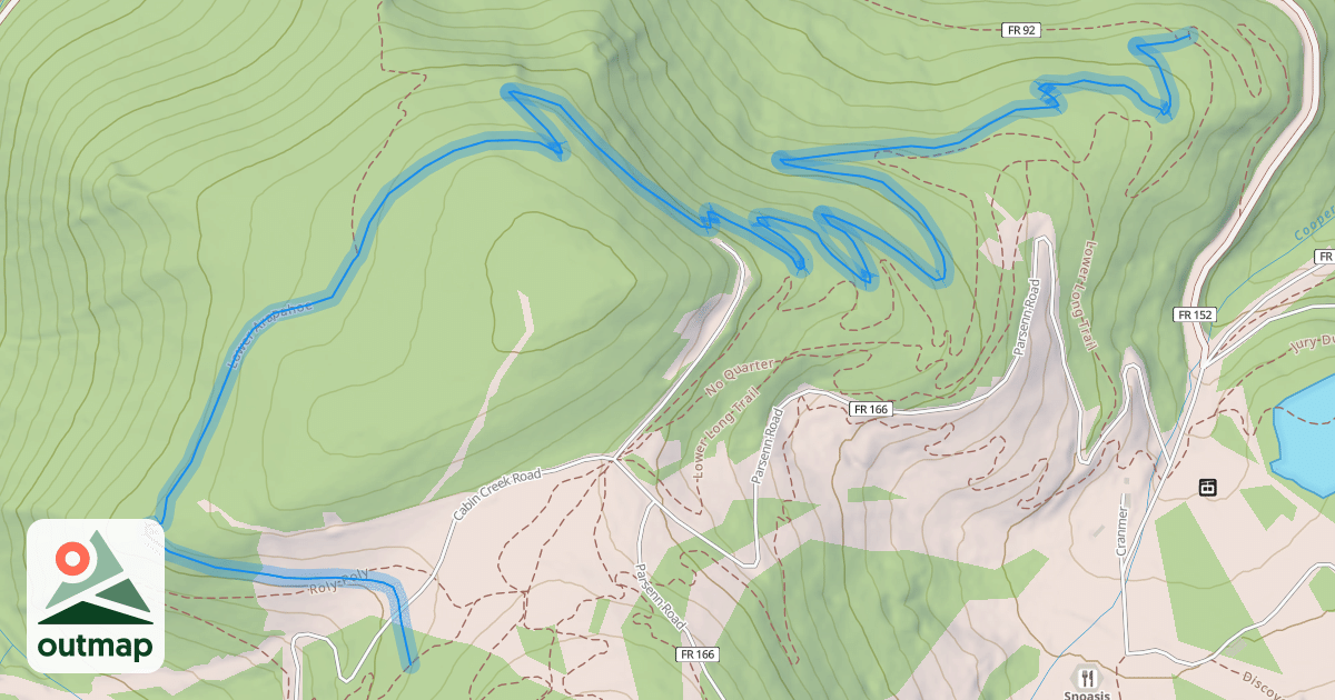 Map of Lower Arapahoe