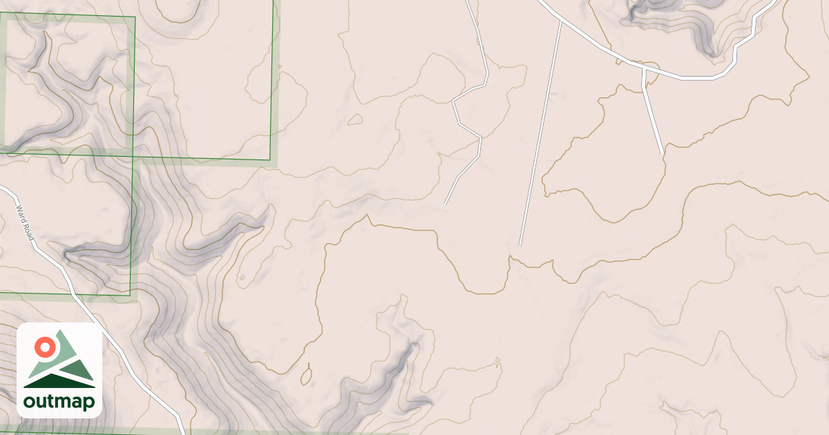 Map of WARD BRANCH