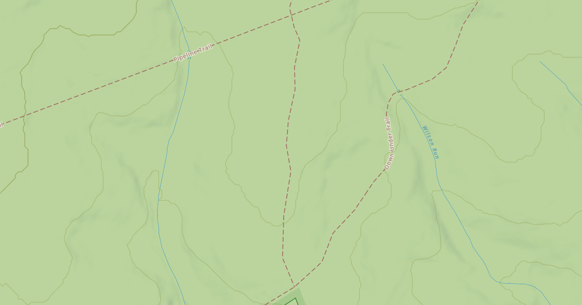 Map preview of Rothrock State Forest Trough Creek Snowmobile Trails