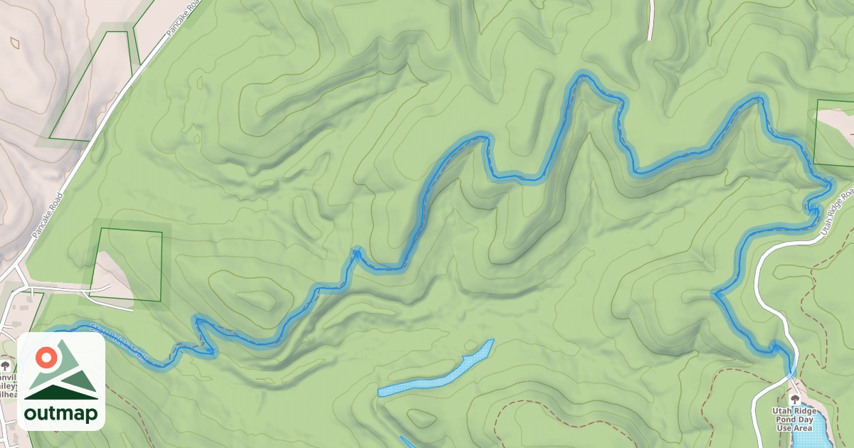 Map of Star Brick Trail