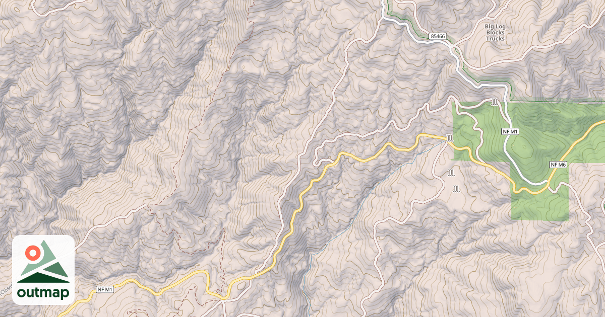 Map of POWDER HOUSE ORV