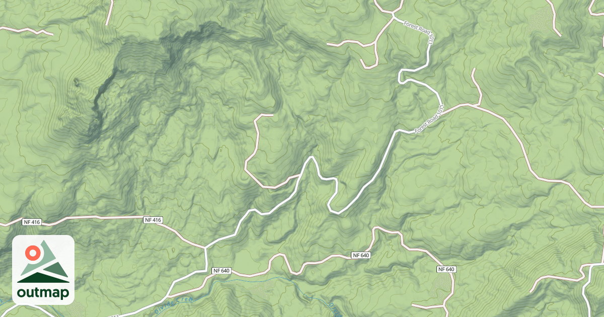 Map of DIVIDE CREEK