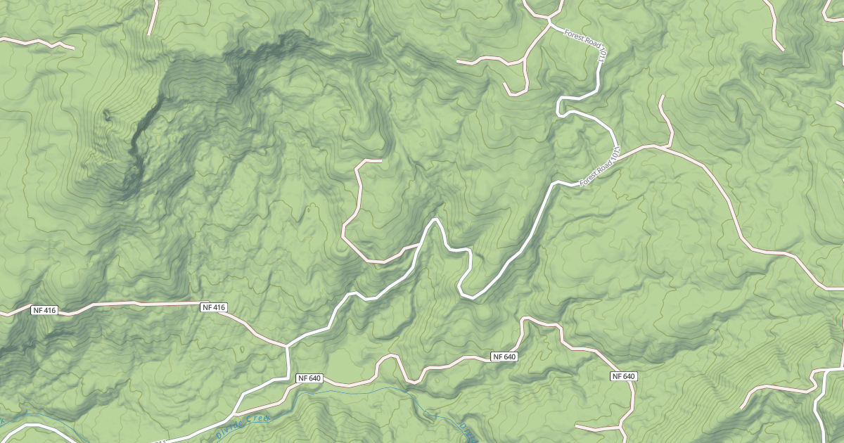 Map preview of DIVIDE CREEK