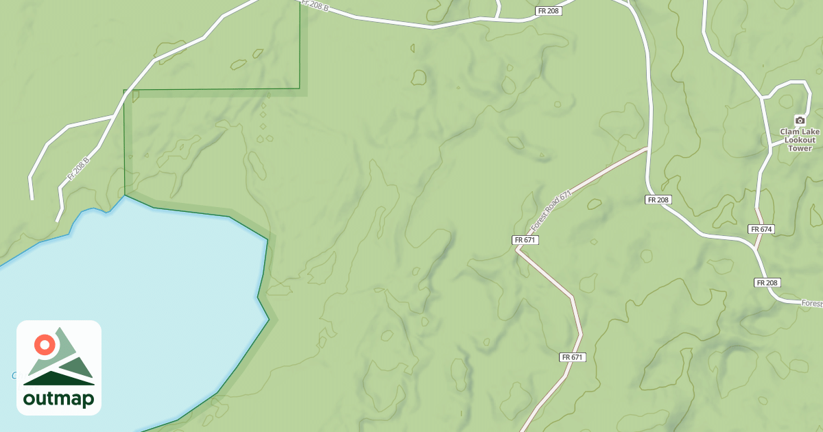 Map of FR 208C