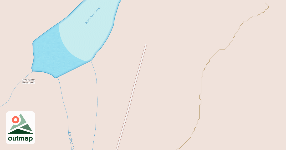 Map of AVANZINO SPUR A