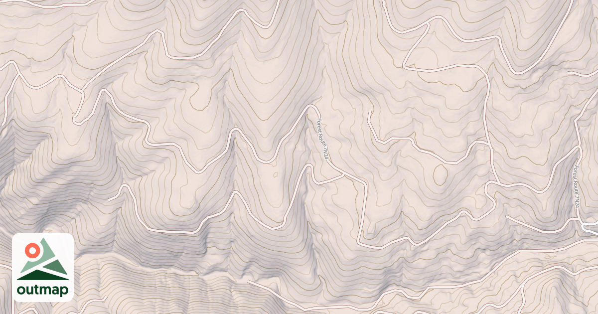 Map of USFS Motor Vehicle Use Map Roads {3628D045-68ED-47AA-A8B0-A0DCC3264823}